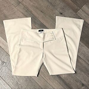 Vintage Zinc Cream Flare Pants. Size 7.